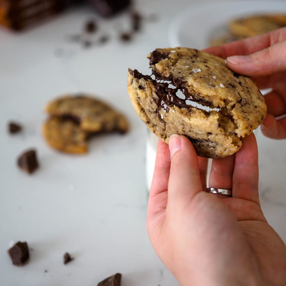 Dark Chocolate Chunk Cookies