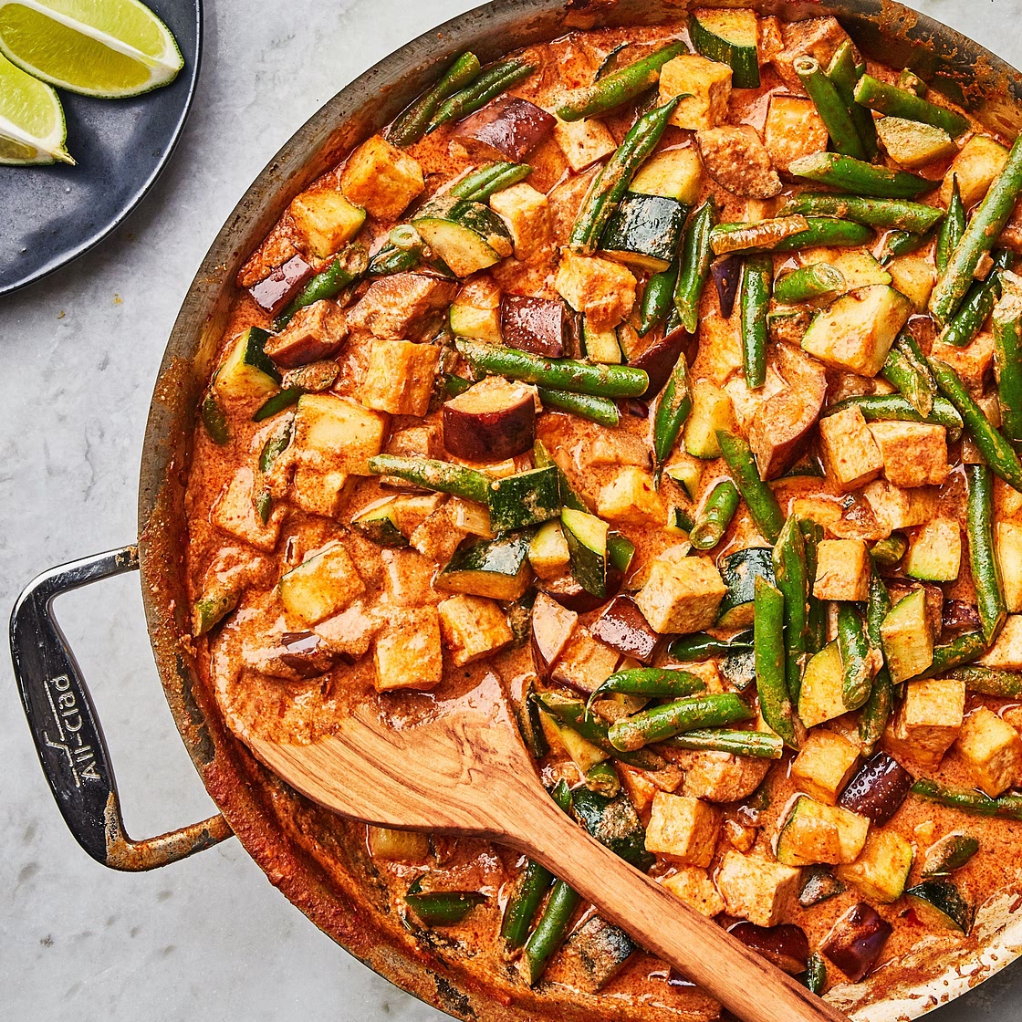 Tofu and Summer Vegetable Curry