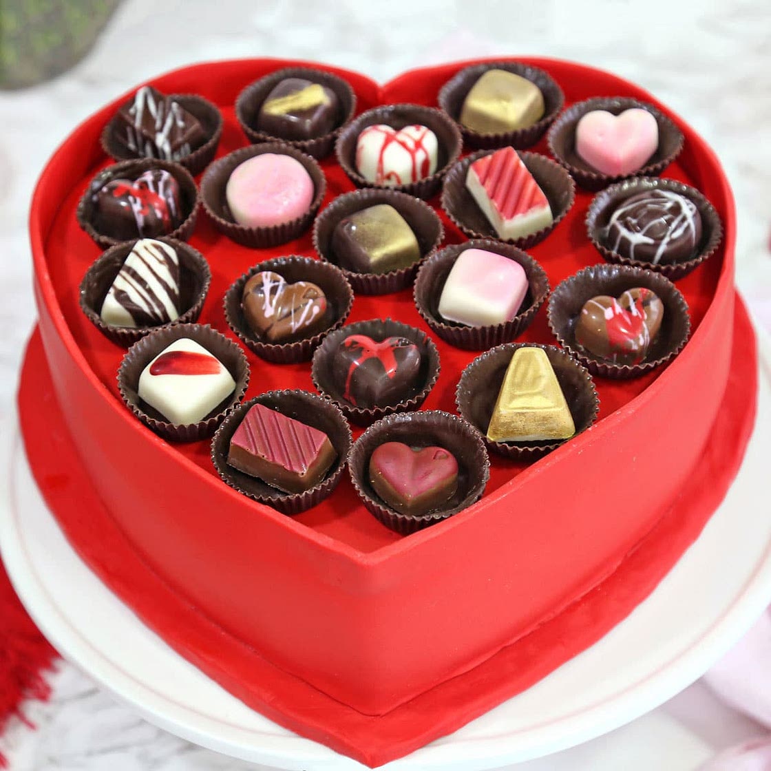 Box of Chocolates Cake