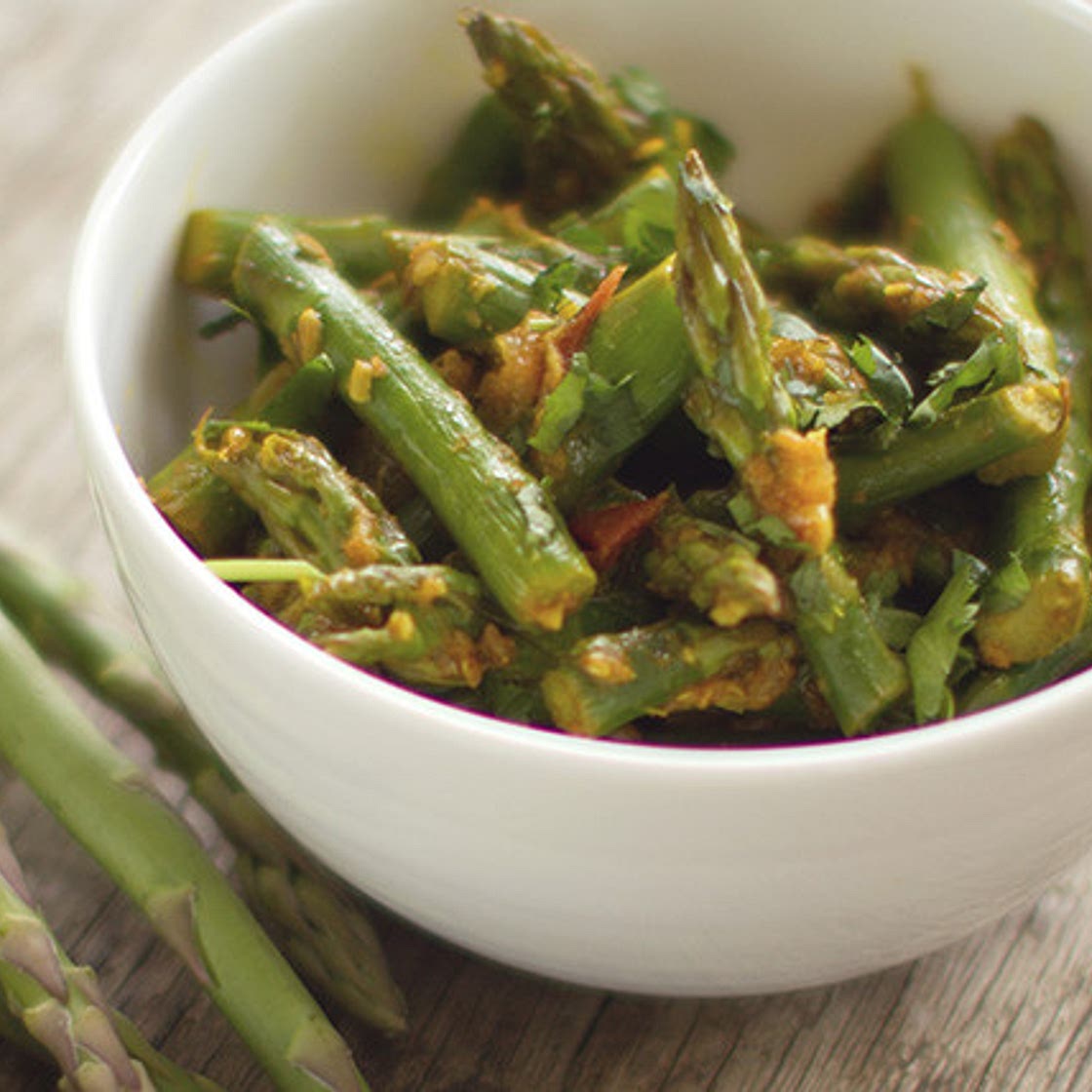 Asparagus with Indian Spices