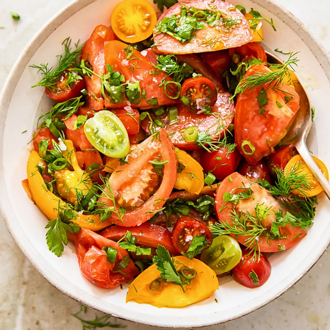 Summer Tomato Salad with Herbs