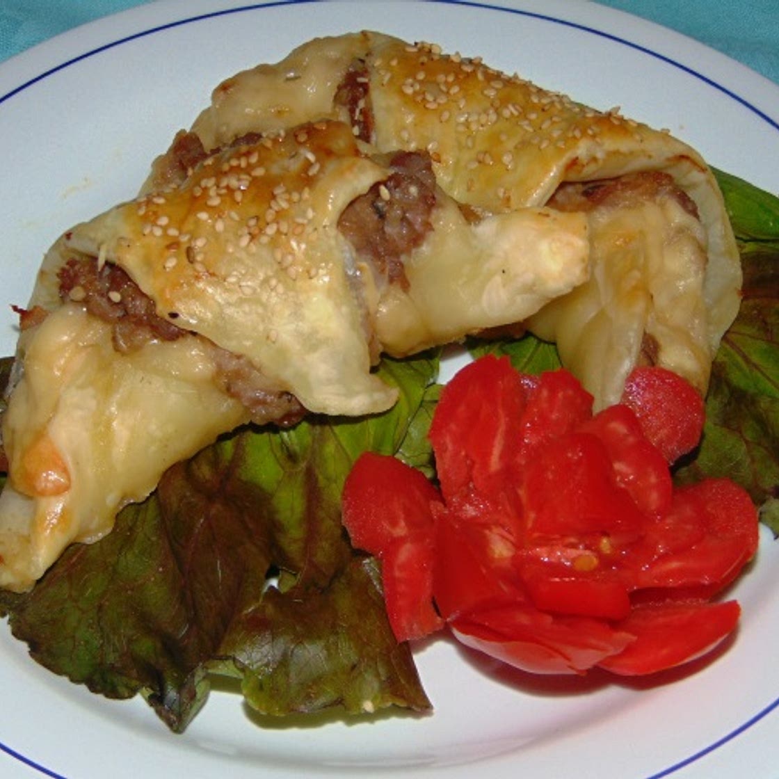 Croissant alla salsiccia