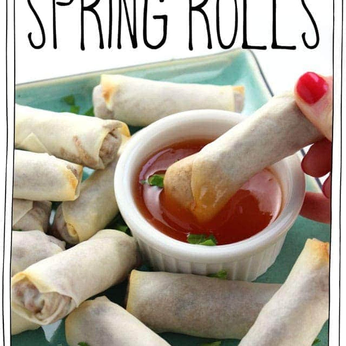 Vegan Baked Spring Rolls