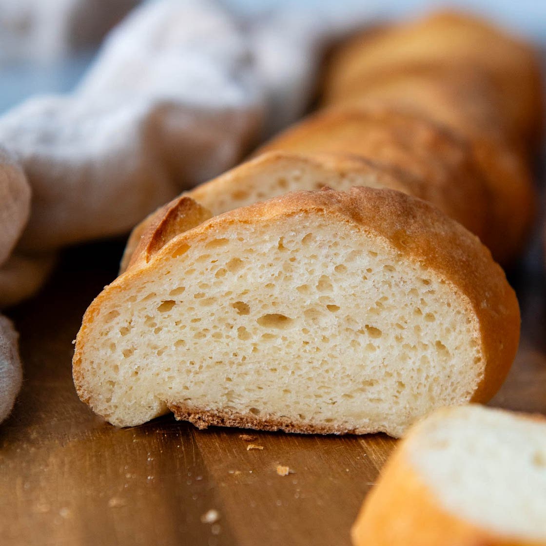 Crusty, Airy Gluten-Free French Bread (1 Hour)