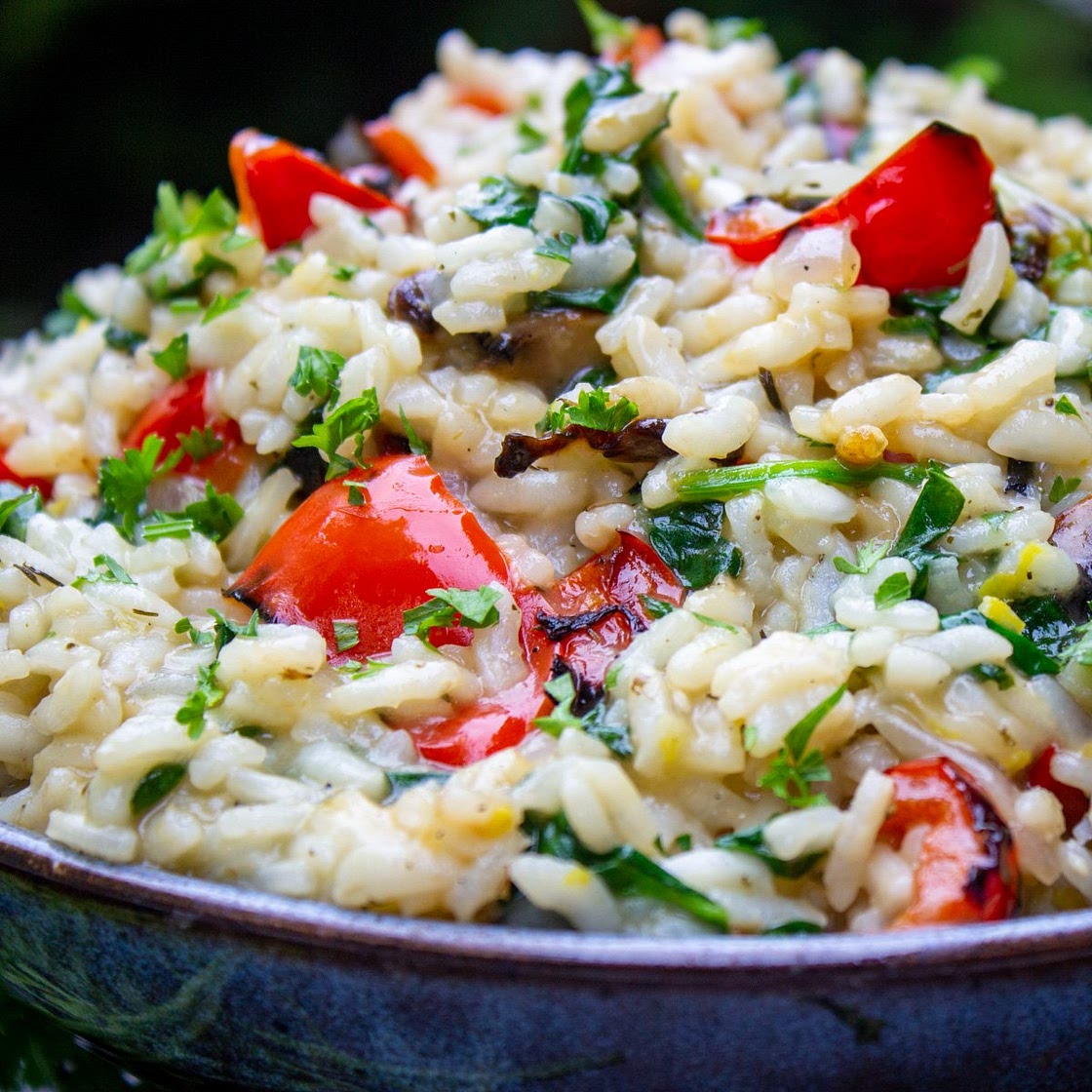 Vegetable Risotto (Instant Pot, 30 Minutes)