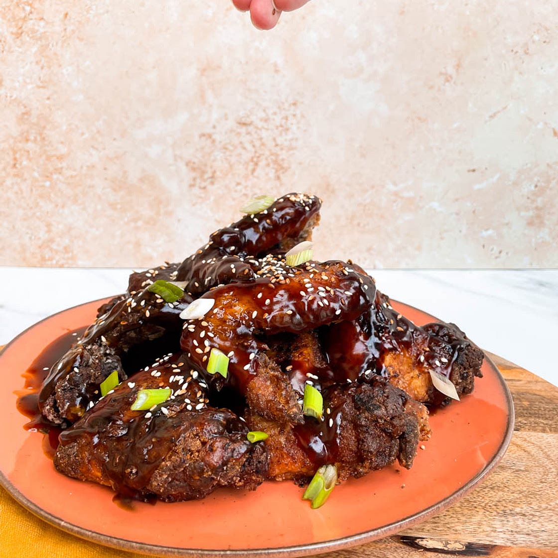 Crispy Fried Soy Garlic Chicken Wings Recipe