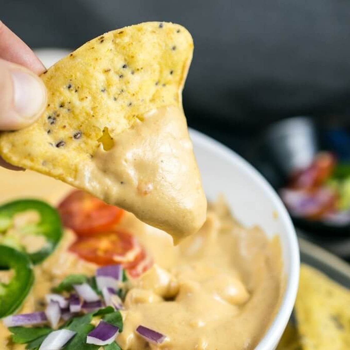 Vegan Cauliflower Queso