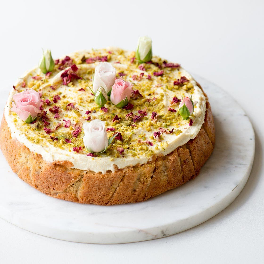 Baklava Cake with Honey Mascarpone Icing