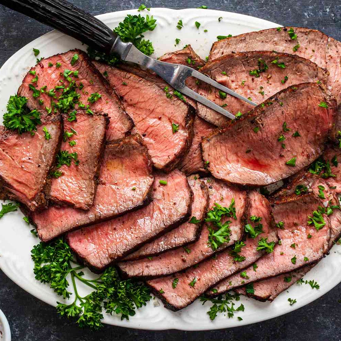 Pan-Fried London Broil Steak