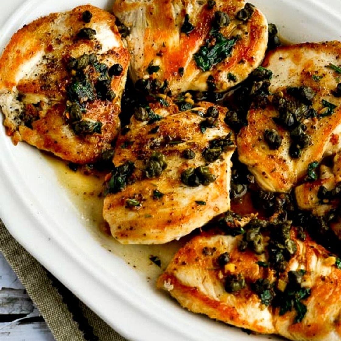 Chicken Piccata with Fried Capers
