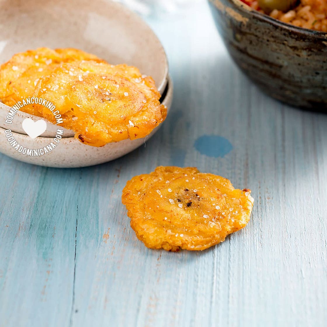 Tostones [Video+Recipe] Flattened Fried Plantains