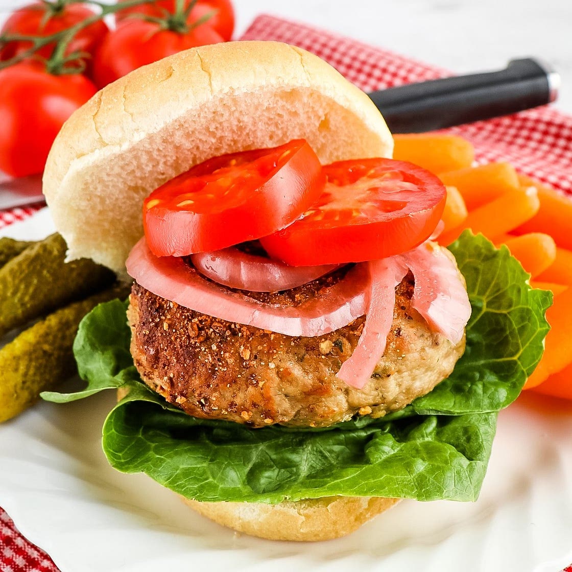 Air Fryer Turkey Burgers