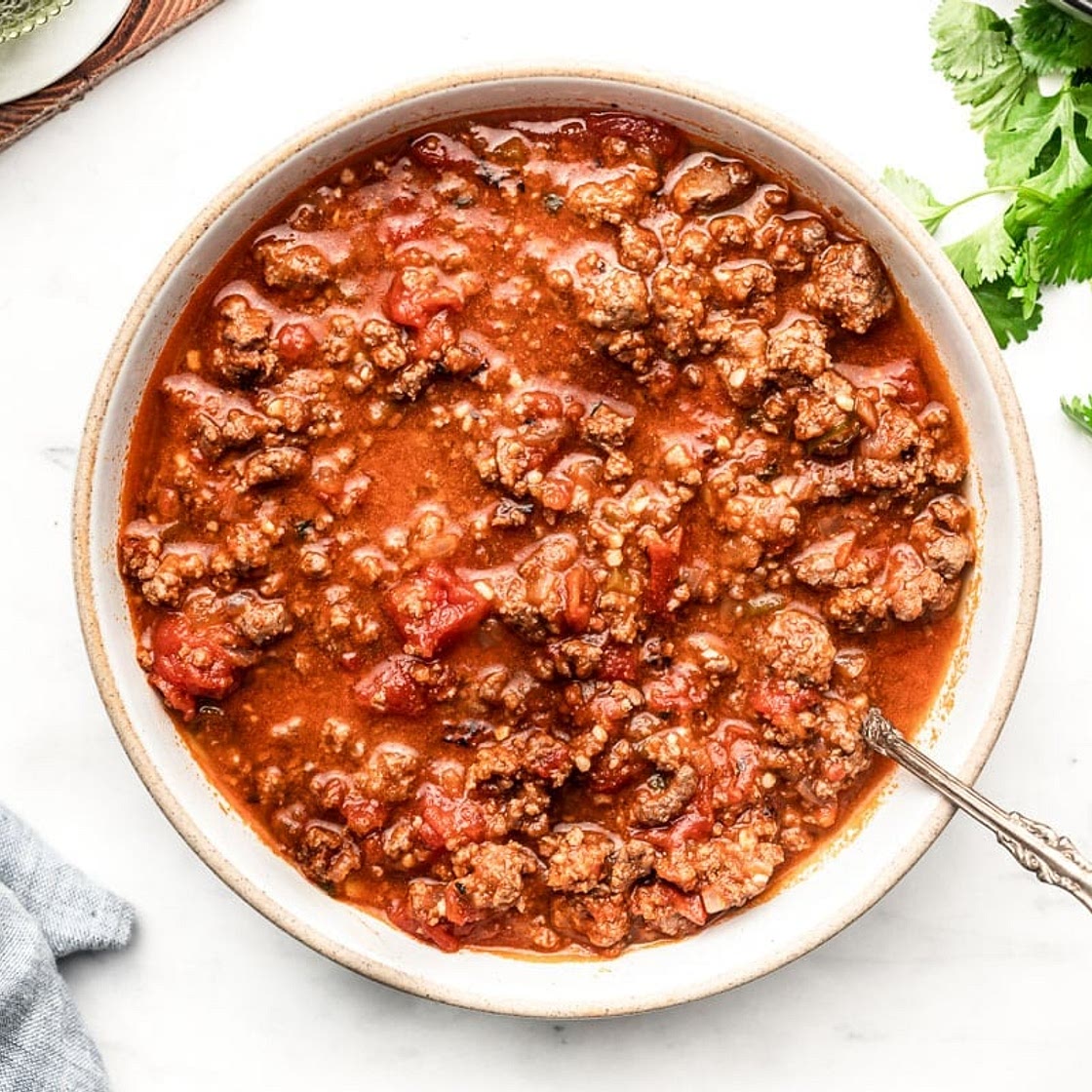 No Bean 30 Minute Chili