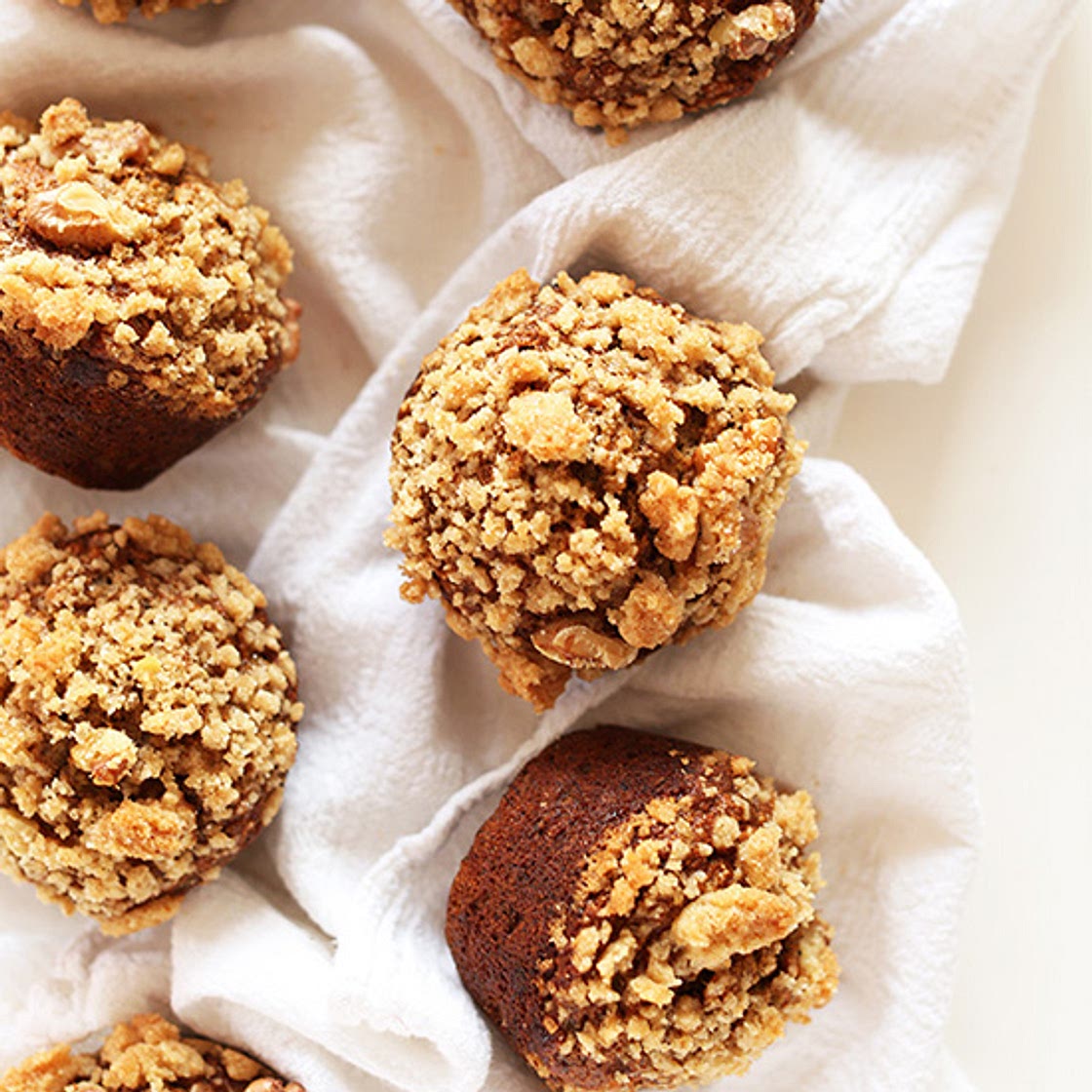 Vegan Banana Crumb Muffins