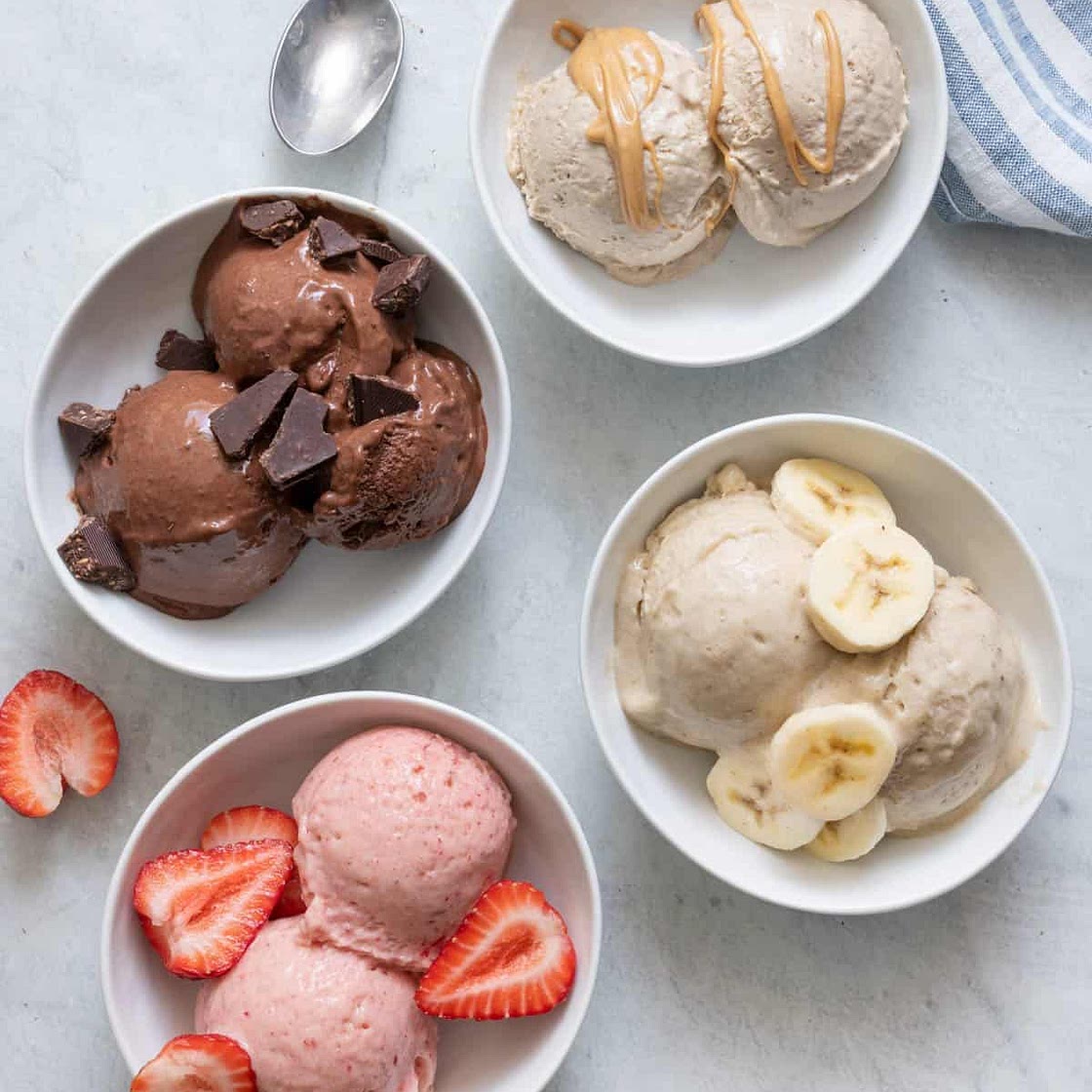 Banana Nice Cream - 4 Ways