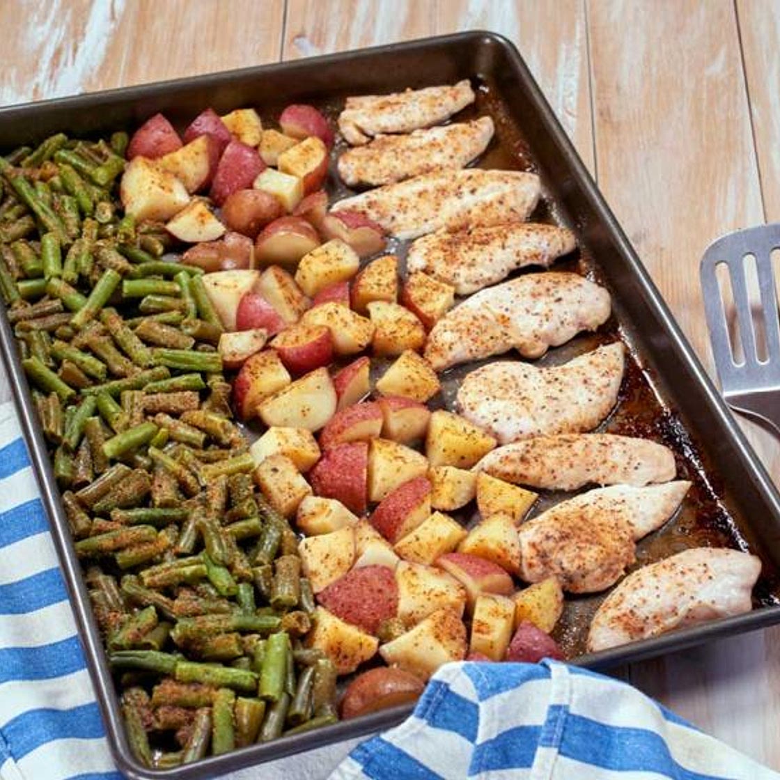Sheet Pan Chicken, Green Beans & Potatoes | American Diabetes Association