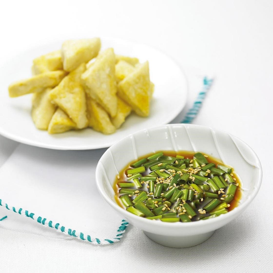 실파간장소스와 구운두부 만드는 법