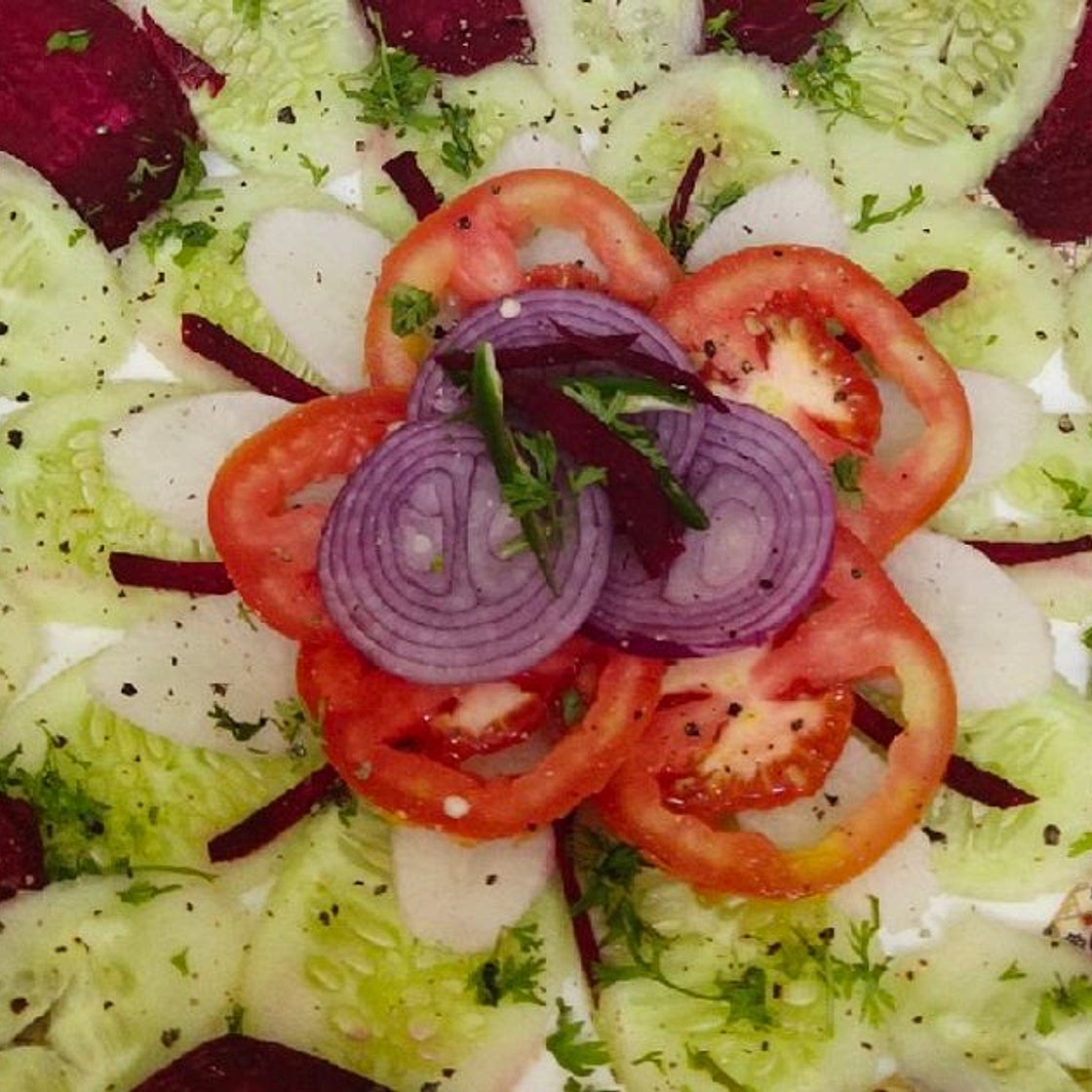 वेजी सलाद (vegies salad recipe in hindi)