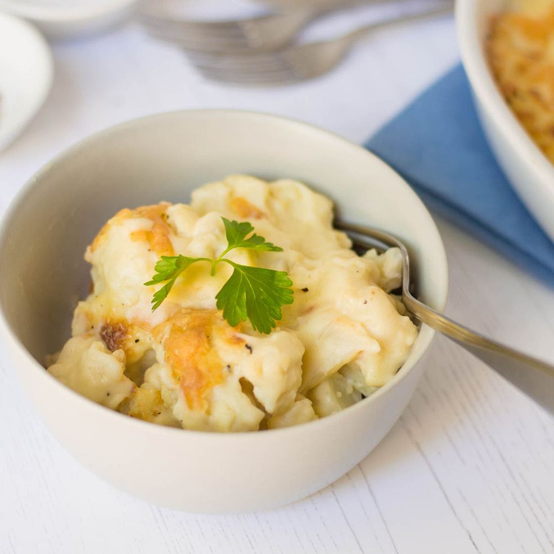 Make a Cauliflower Cheese Side Dish