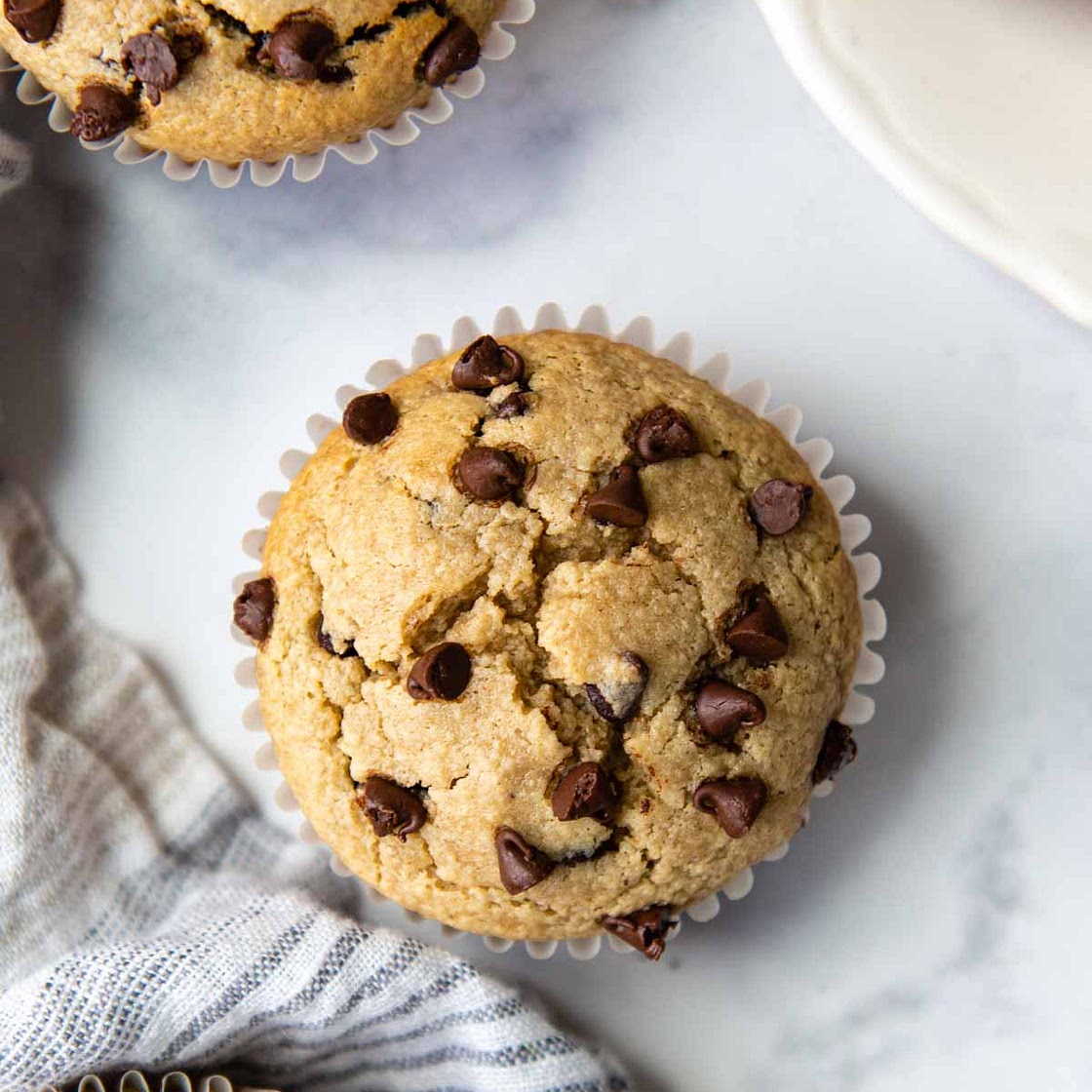 Almond Flour Chocolate Chip Muffins