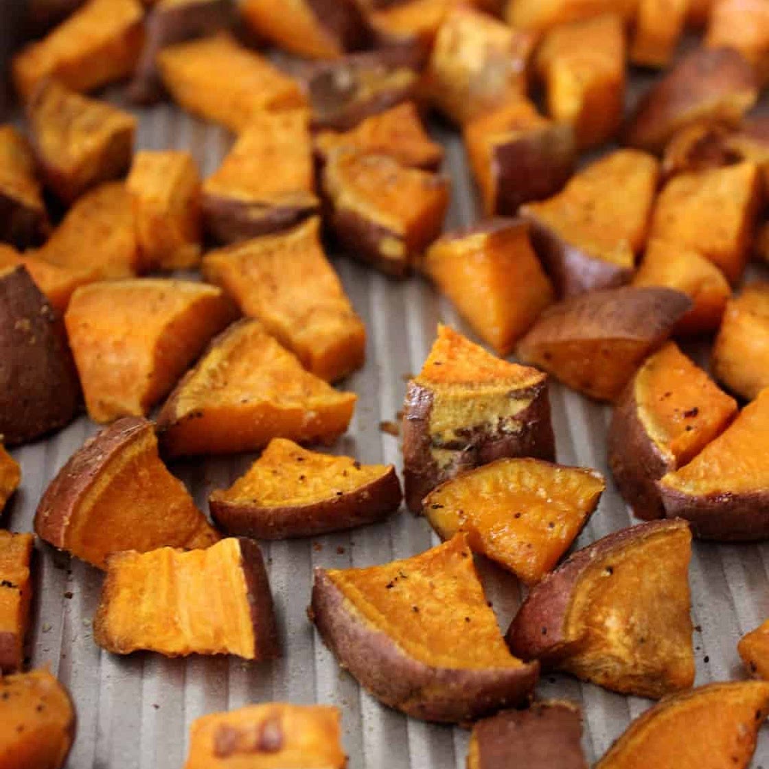 Crispy Roasted Sweet Potatoes