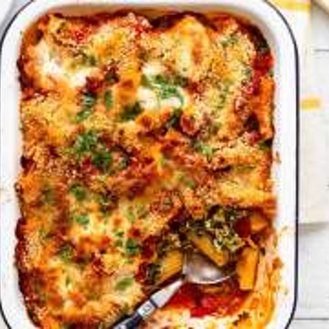Spinach and Ricotta Pasta Bake