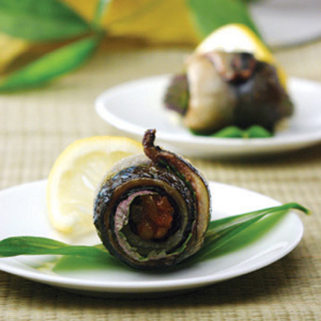 꽁치깻잎말이구이