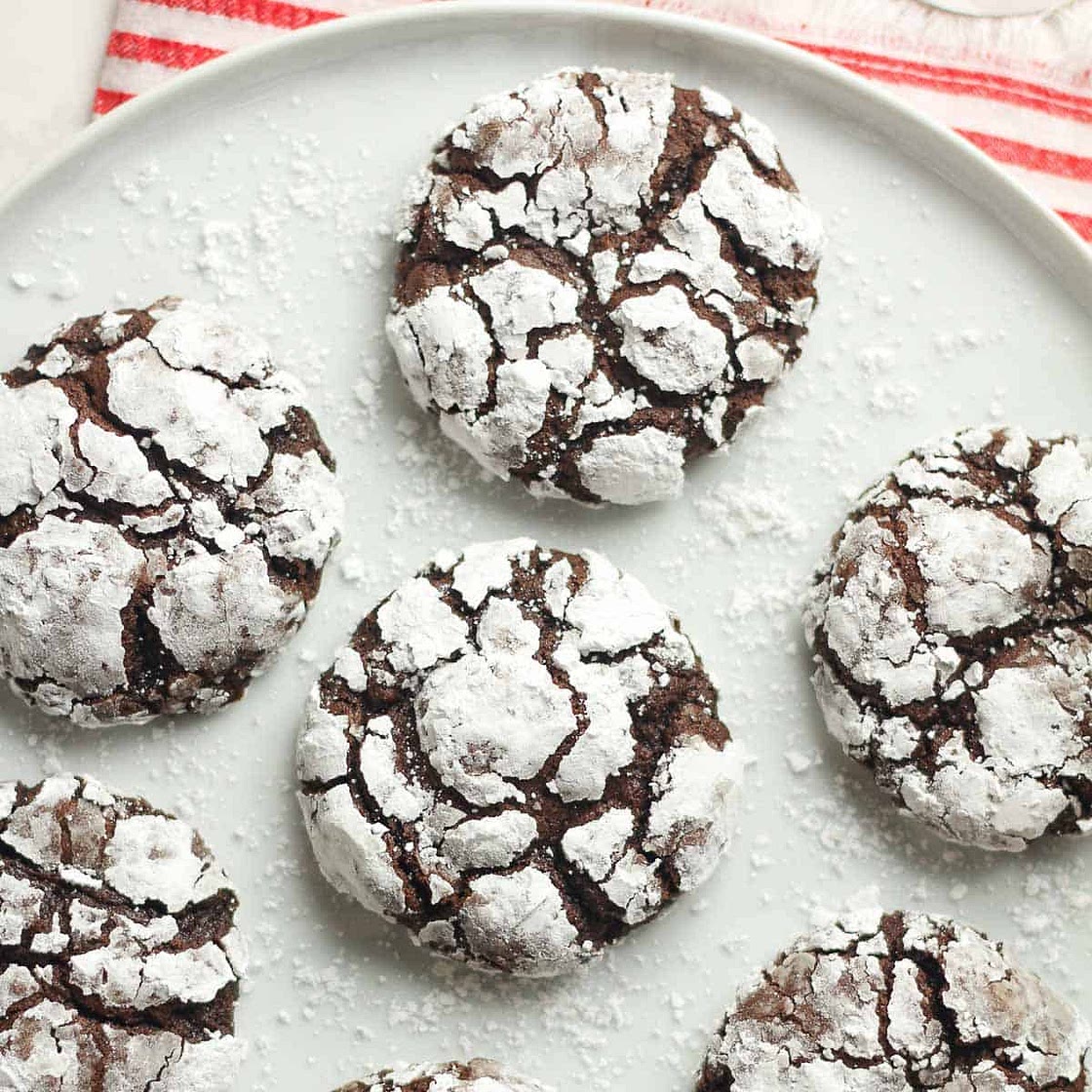 Brownie Crinkle Cookies