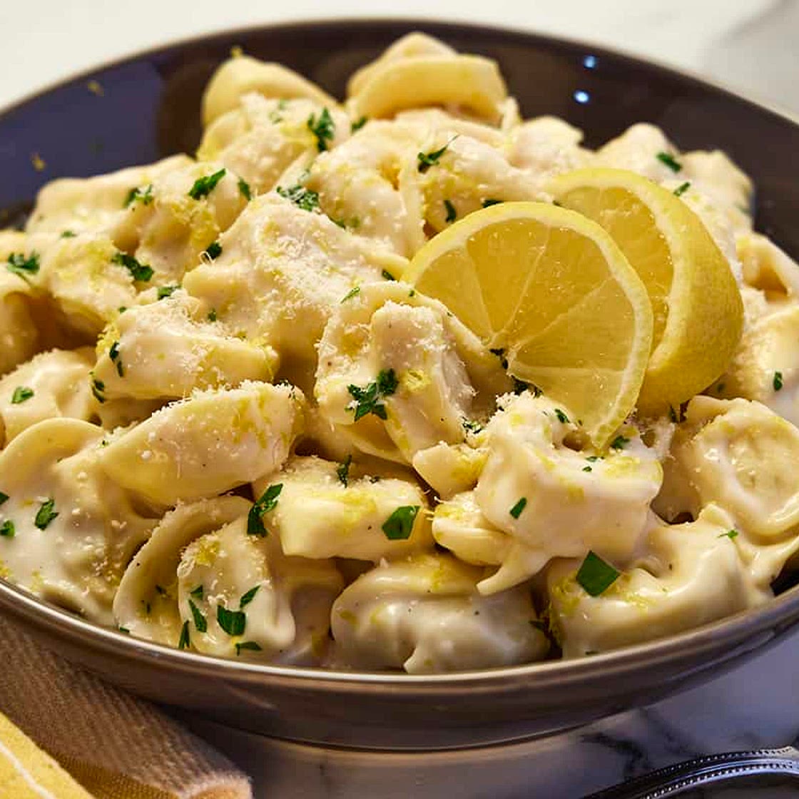 Lemon Cream Tortellini