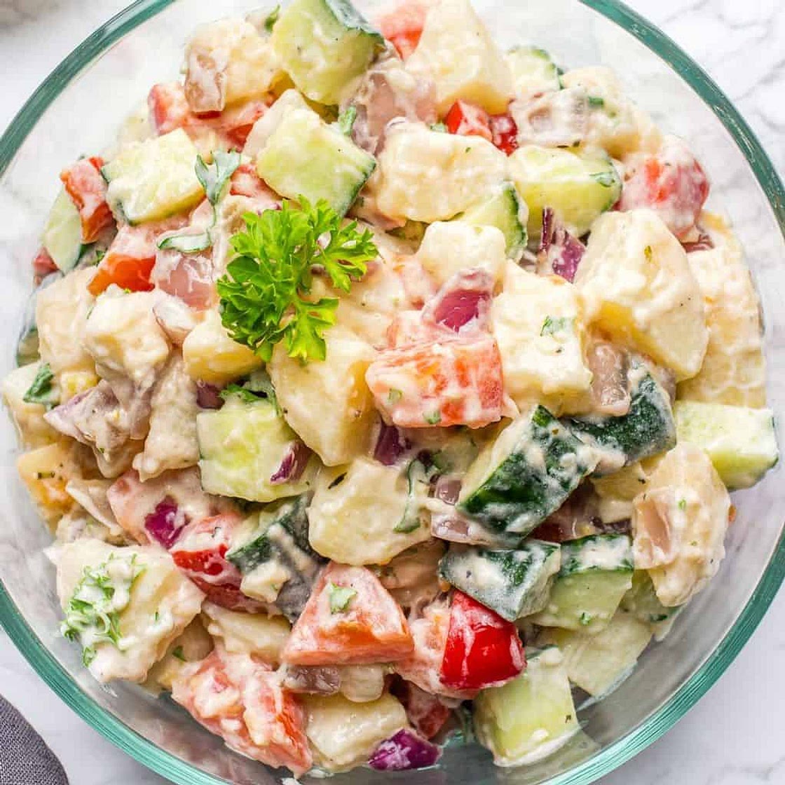 Healthy Vegan Potato Salad