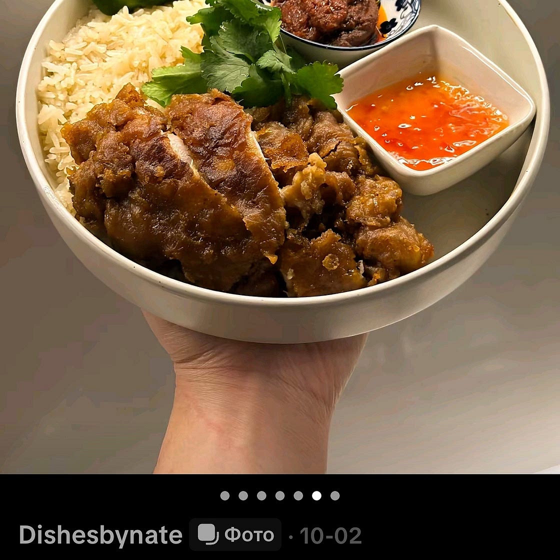 Khao man Gai / Crispy Chicken Rice