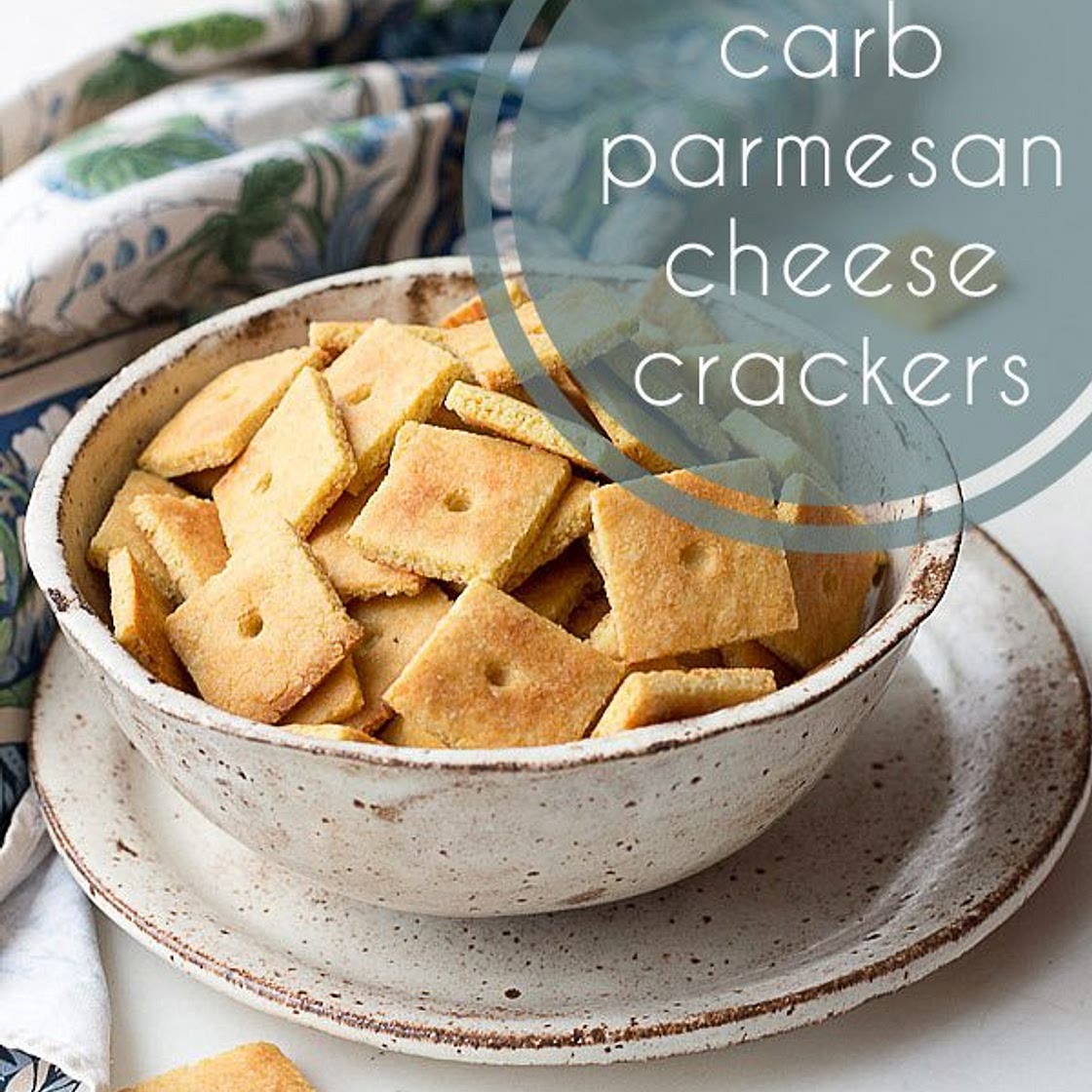 Low Carb Parmesan Cheese Crackers
