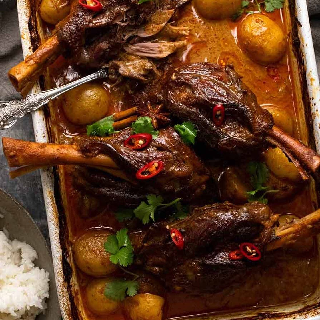 Lamb Shanks Massaman Curry