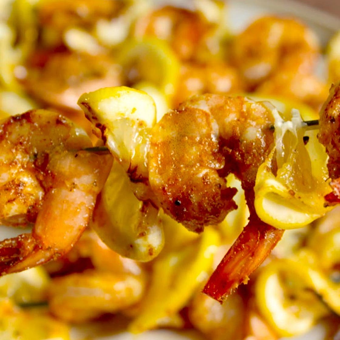 Cajun Shrimp Kebabs