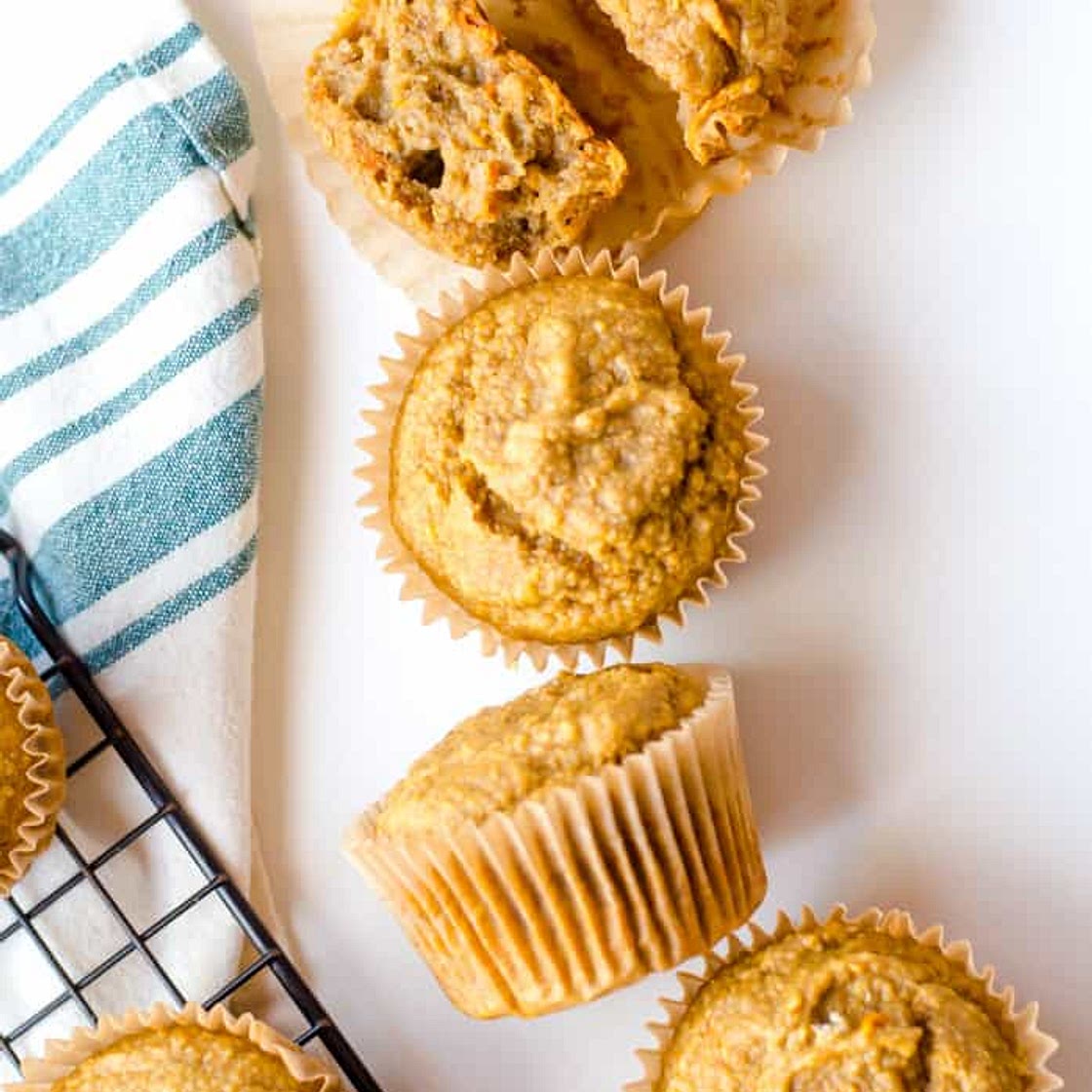Healthy Carrot Pumpkin Muffins