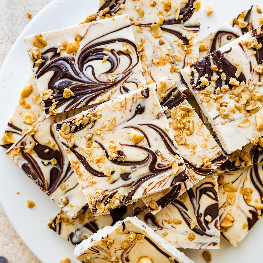 Frozen Cottage Cheese Bark