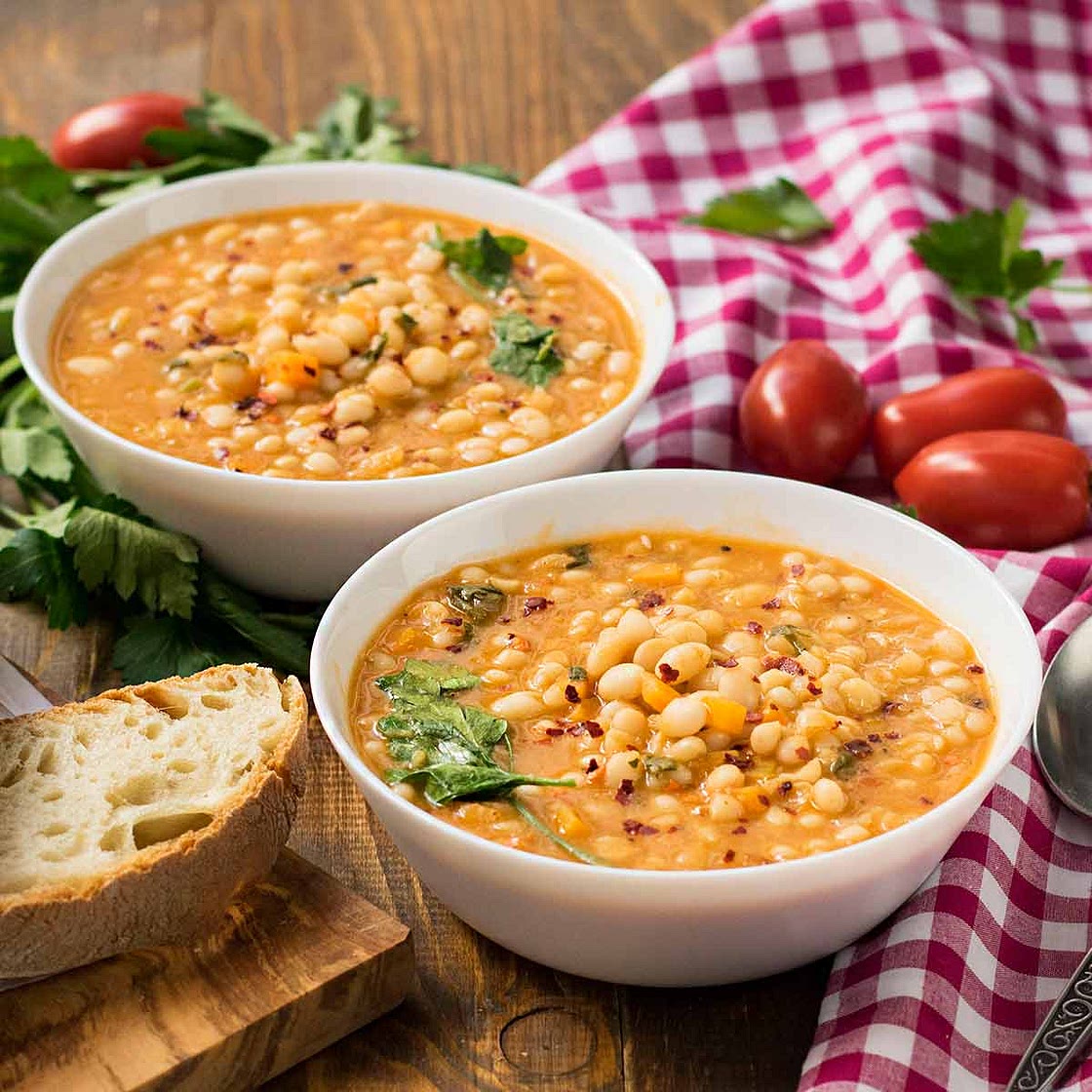 Tuscan White Bean Soup Recipe