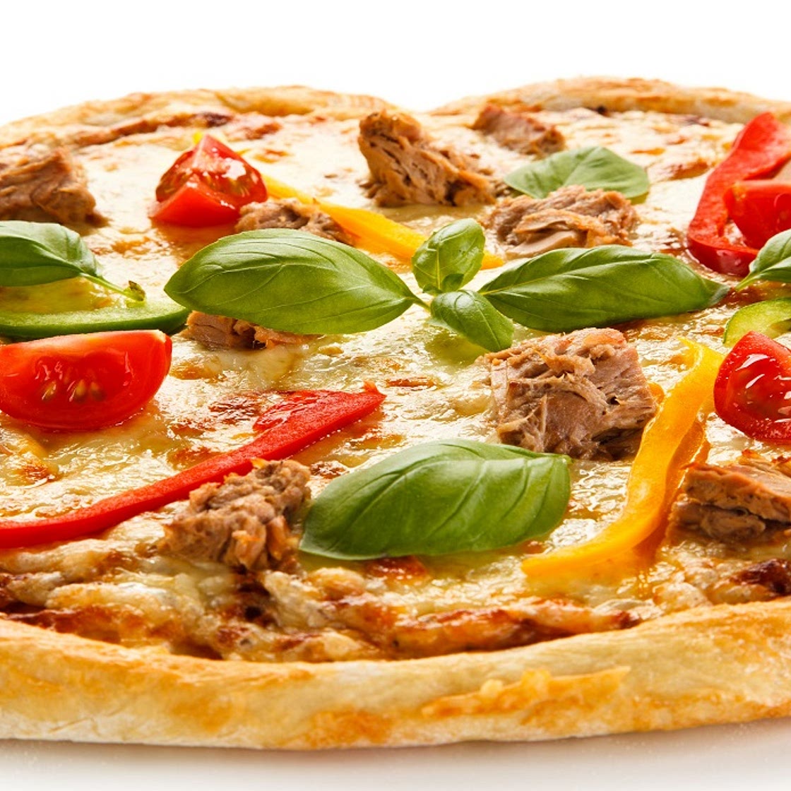 Pizza peperoni e tonno