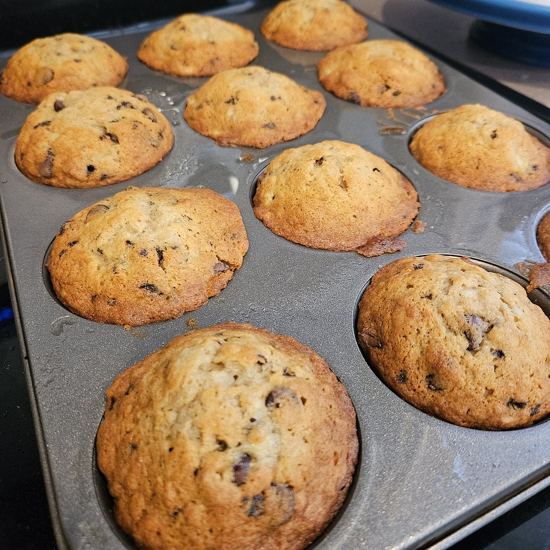 Banana Chocolate Chip Muffins