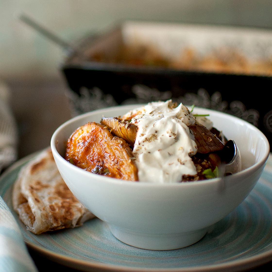Borani Banjan (Afghan Layered Eggplant Dish)