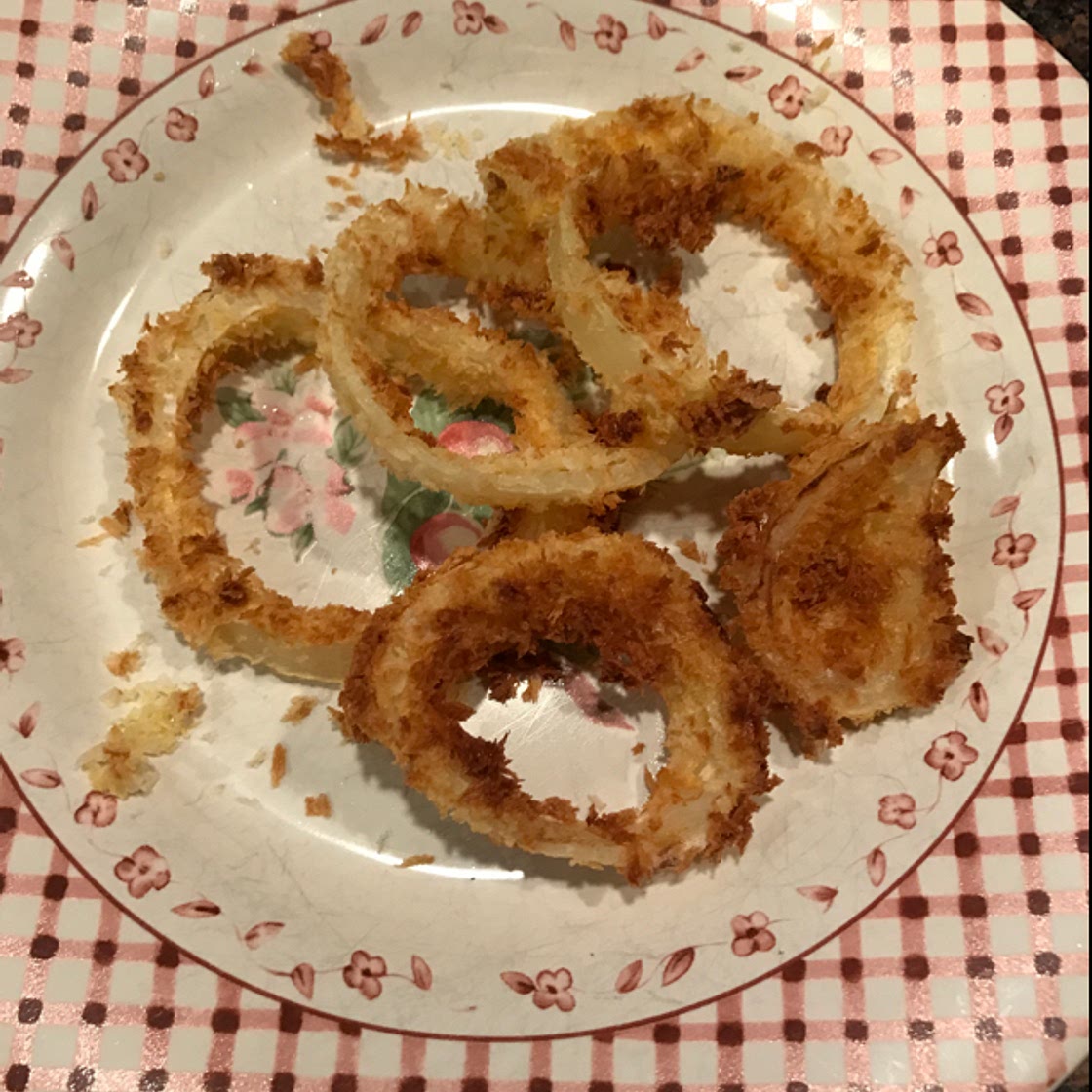 Onion rings in the air fryer