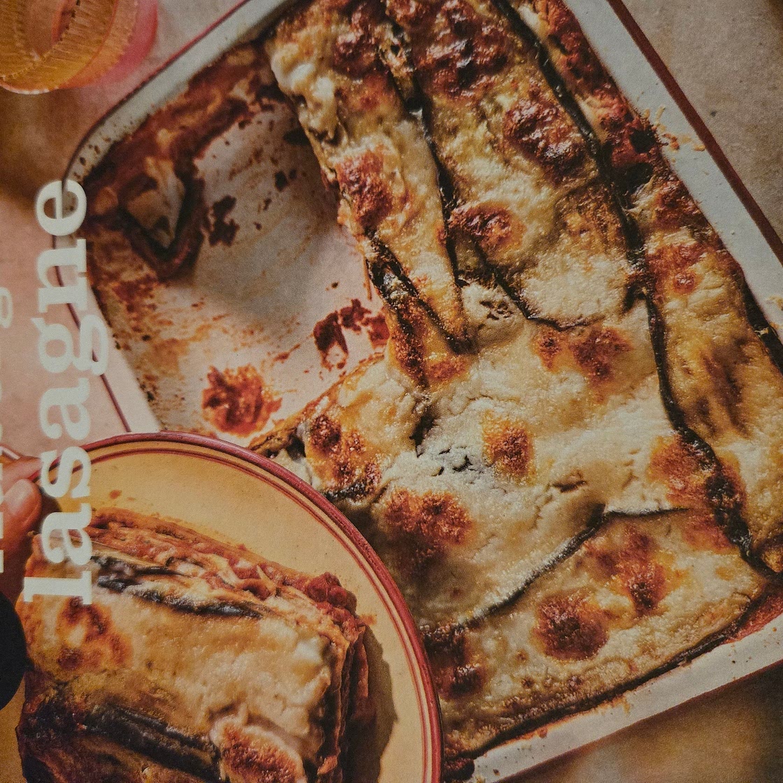 Aubergine Lasagne