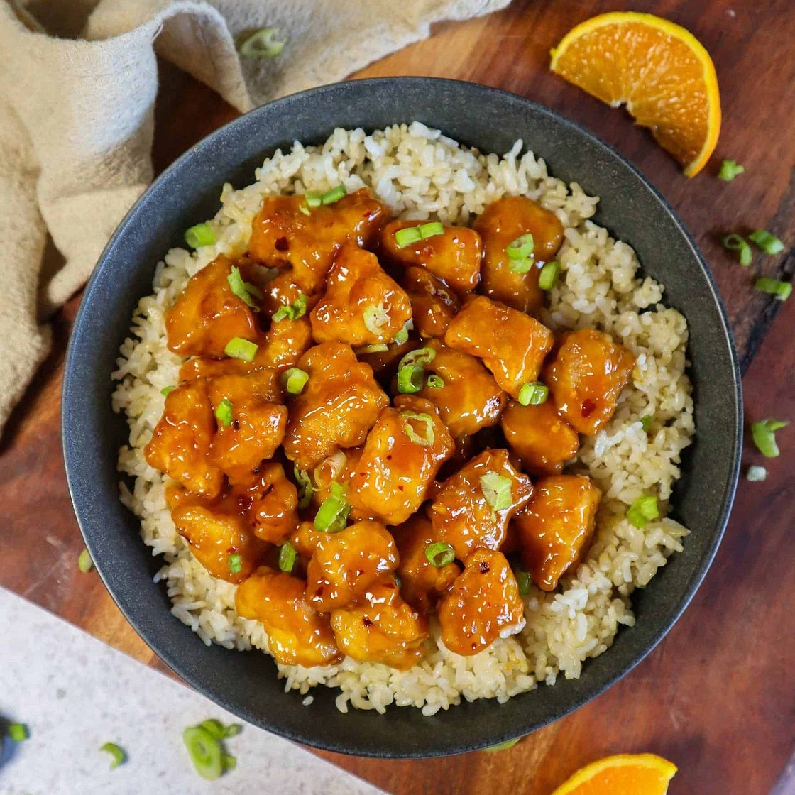 Vegan Orange Chicken (Tofu)