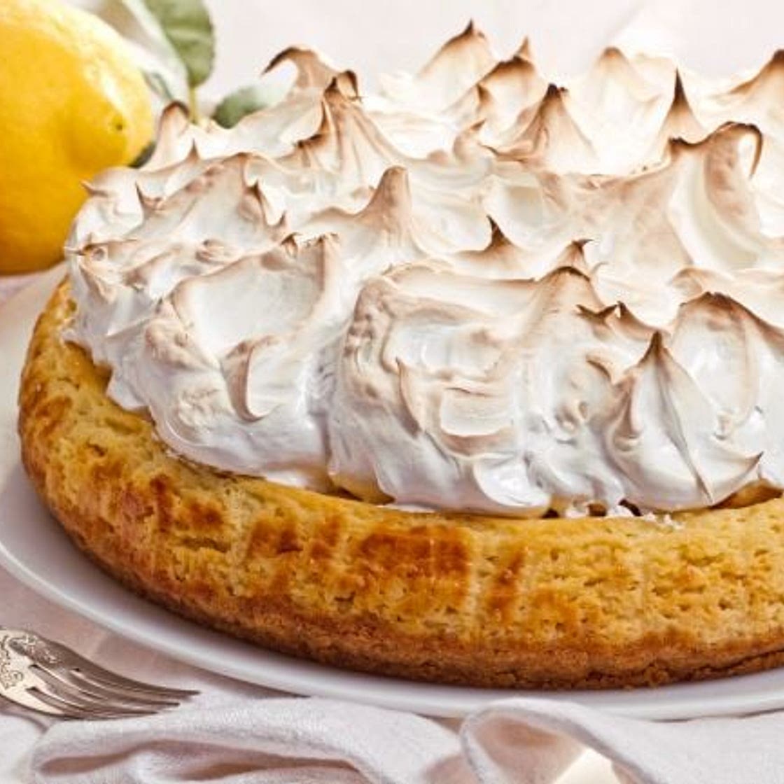 Cheesecake al limone meringata