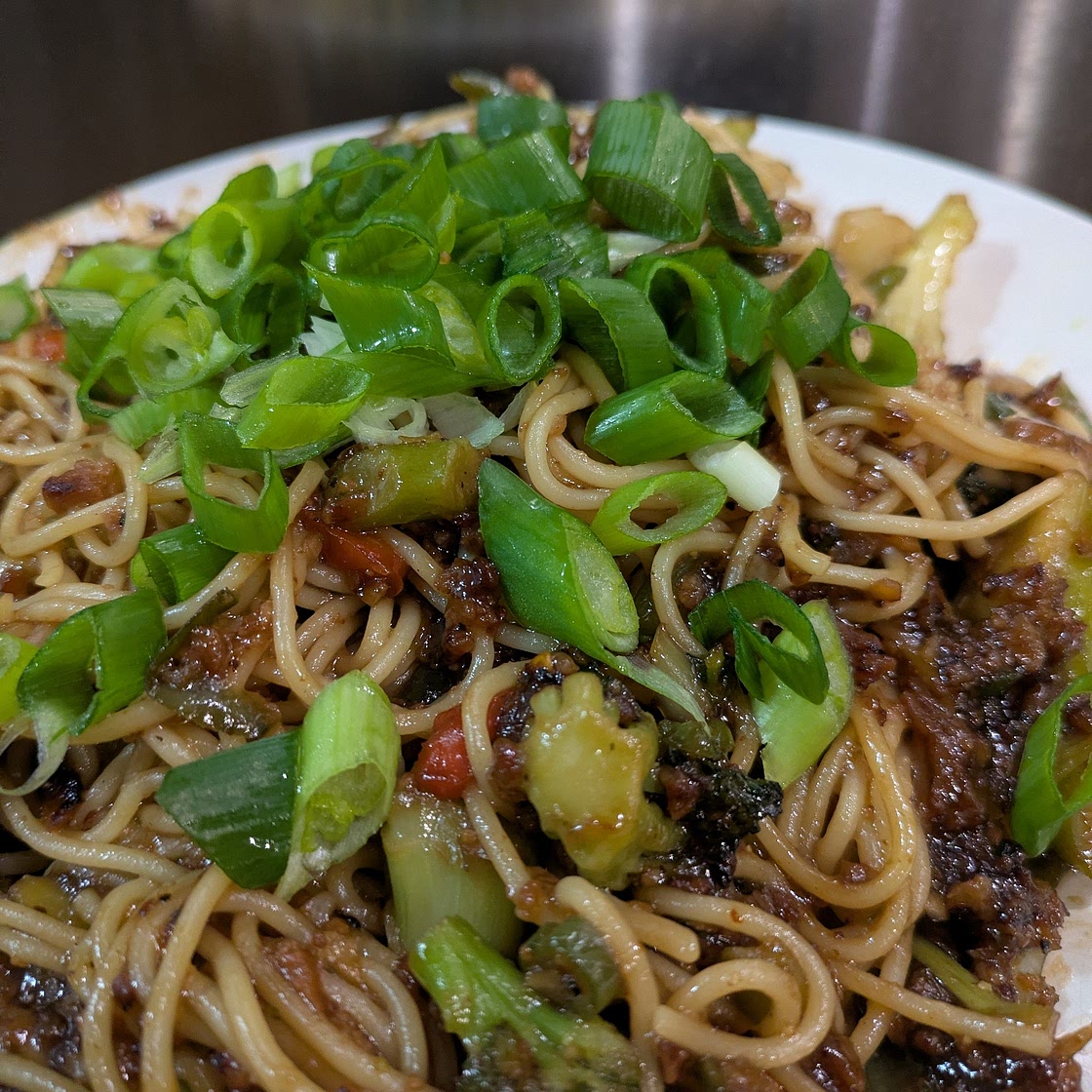 Mongolian Ground Beef Noodles