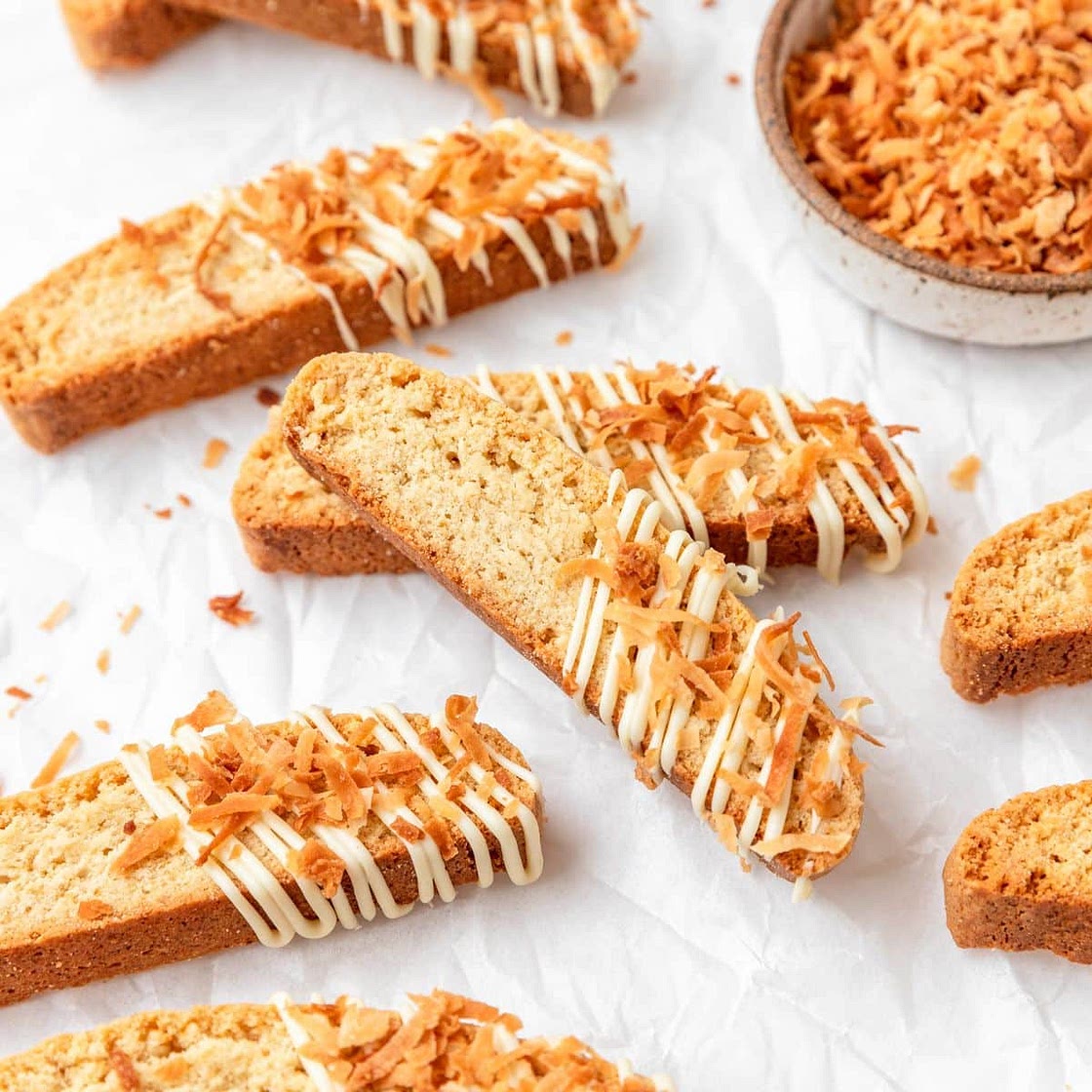 Toasted Coconut Biscotti