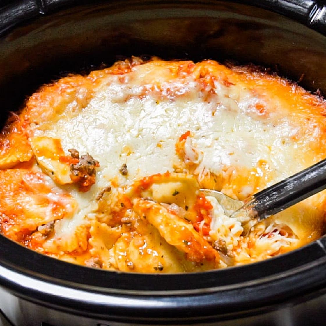 Slow Cooker Ravioli Lasagna Recipe