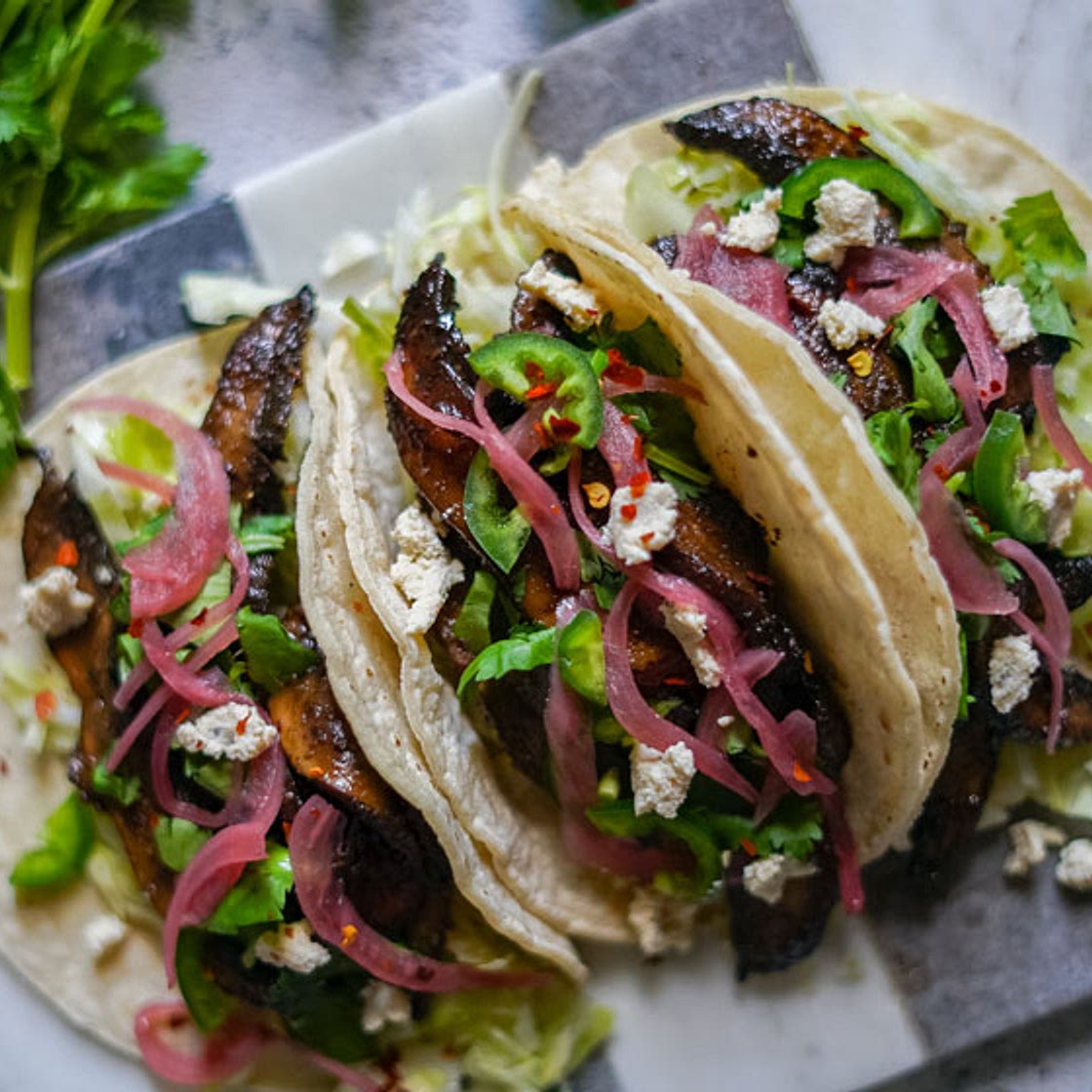 Portobello Mushroom Tacos (Vegan & Vegetarian friendly)