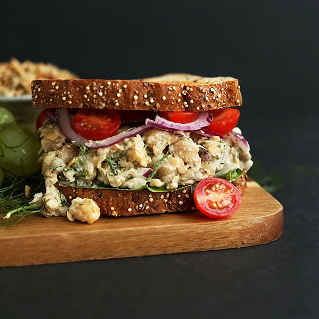 Chickpea Sunflower Sandwich
