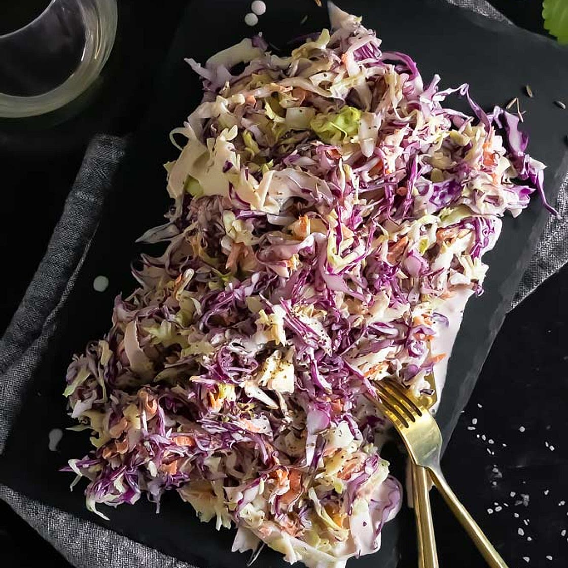 Low Carb Keto Coleslaw